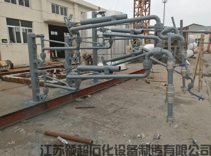 內(nèi)蒙古烏?？蛻?hù)定制采購(gòu)的一批AL2543型汽車(chē)底部裝卸鶴管已通過(guò)物流發(fā)往使用現(xiàn)場(chǎng)(1)