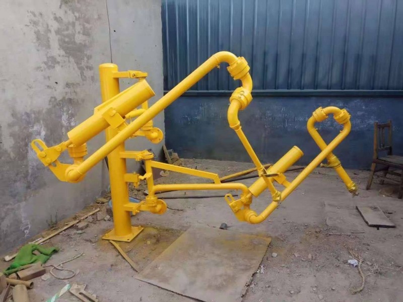 青海省格爾木市客戶定制采購(gòu)的一批AL2543汽車底部密閉裝卸鶴管（碳五鶴管）已通過(guò)物流發(fā)往使用現(xiàn)場(chǎng)(1)